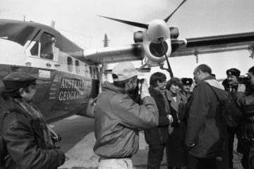 В 1989-м во время кругосветного перелета в Норильске приземлился Дик Смит
