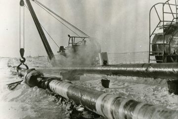 Подводный переход газопровода через Енисей стал первым, построенным в Заполярье