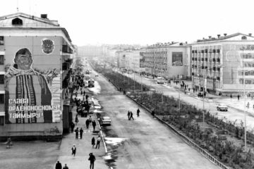 Главная улица Норильска изначально была короче и называлась Сталинским проспектом