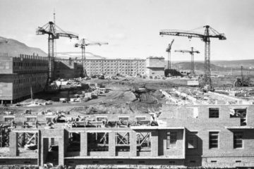 В 1950-х улица Советская разделила Норильск на две половины