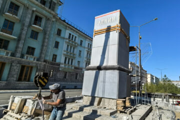 Осенью норильчане вновь увидят памятник Ленину
