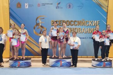 На всероссийских соревнованиях по акробатике спортсмены из Дудинки завоевали 5 медалей