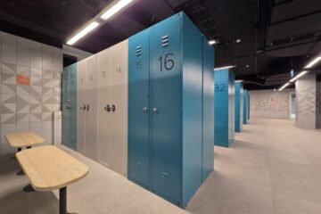 В здании бытового комбината Талнахской обогатительной фабрики отремонтировали гардеробный блок