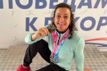 Сотрудница «Норникеля» Олеся Махотина триумфально выступила на международном турнире по легкой атлетике в Минске