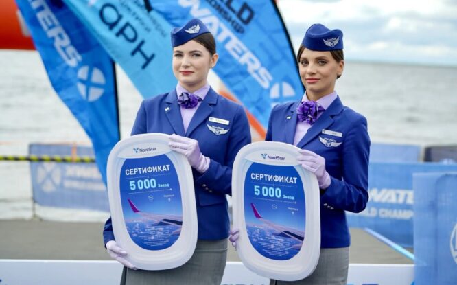 Авиакомпания NordStar поддержала заплыв X‑WATERS в Дудинке
