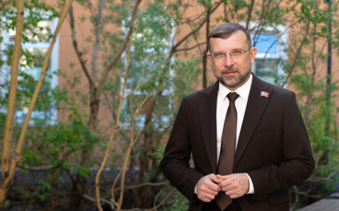 Александр Пестряков обратился к горожанам в День шахтёра