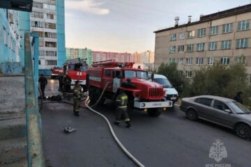 В Дудинке, Игарке и Норильске за сутки произошли серьёзные пожары – есть пострадавший