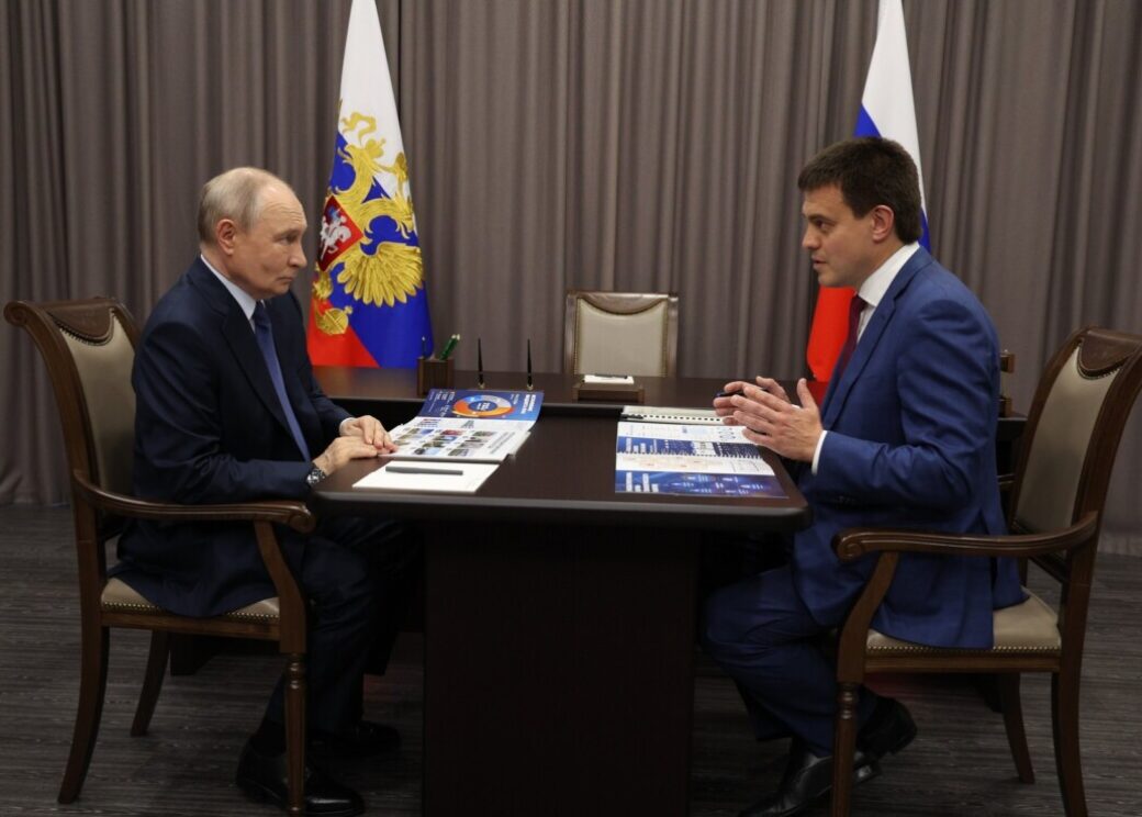 Котюков рассказал Путину о ключевых проектах развития Красноярского края