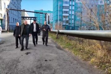 В Дудинке проверили уборку территорий, находящихся в пользовании «Таймырбыта»
