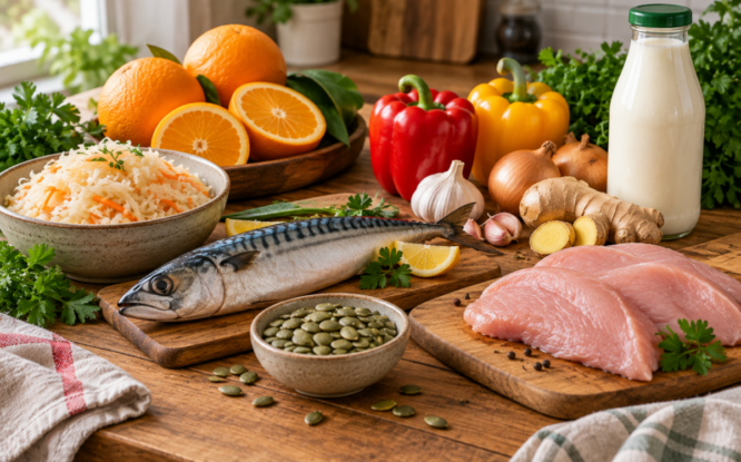 Топ‑продукты для осеннего иммунитета по мнению инфекциониста